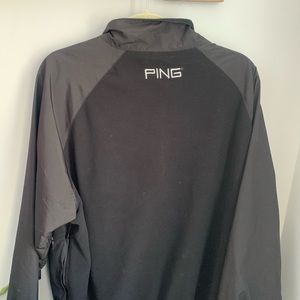 PING. Men's fleece pullover jacket. Size large.